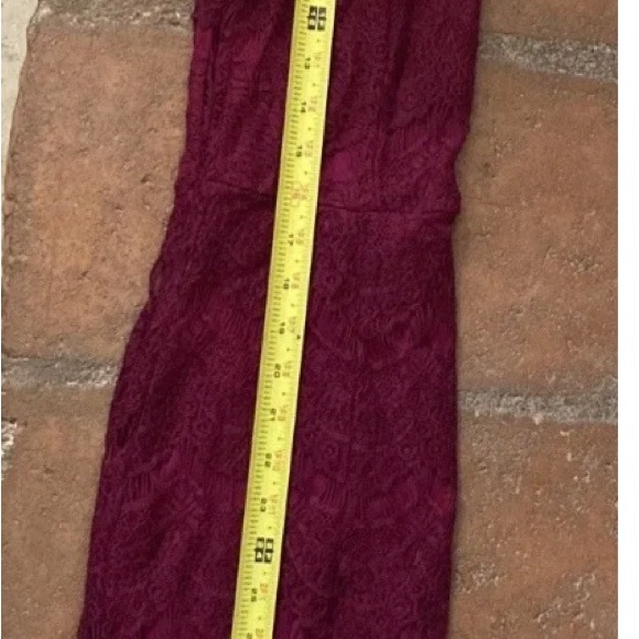 Intimately Free People Daydream Lace Magenta Fuchsia Mini Bodycon Dress NWT  XS - Picture 11 of 16